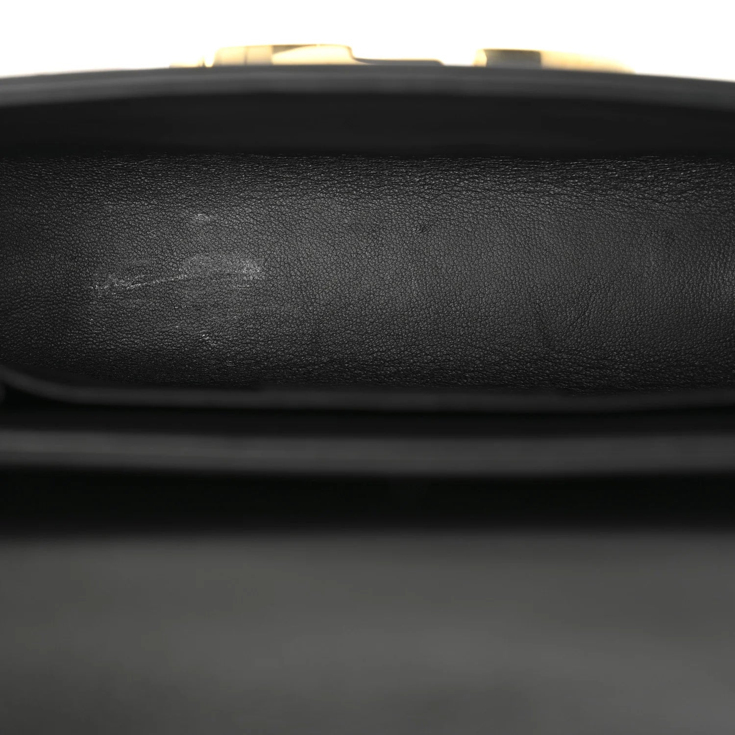 Crackled Lambskin 30 Montaigne Box Bag Black