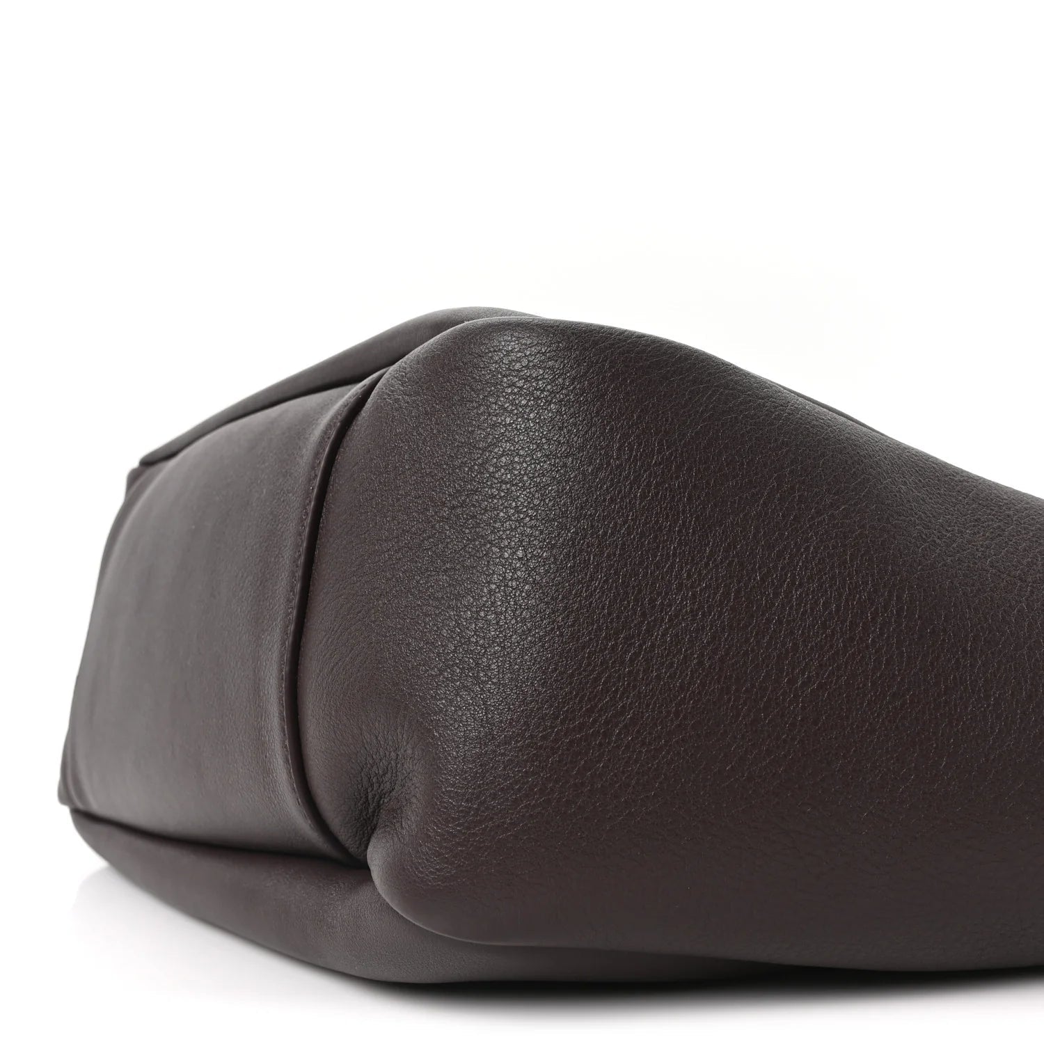 Grained Deerskin Bea Tote Dark Currant