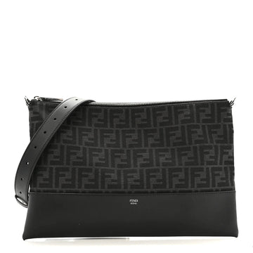 Vitello King Fabric Jacquard FF 1974 Messenger Black