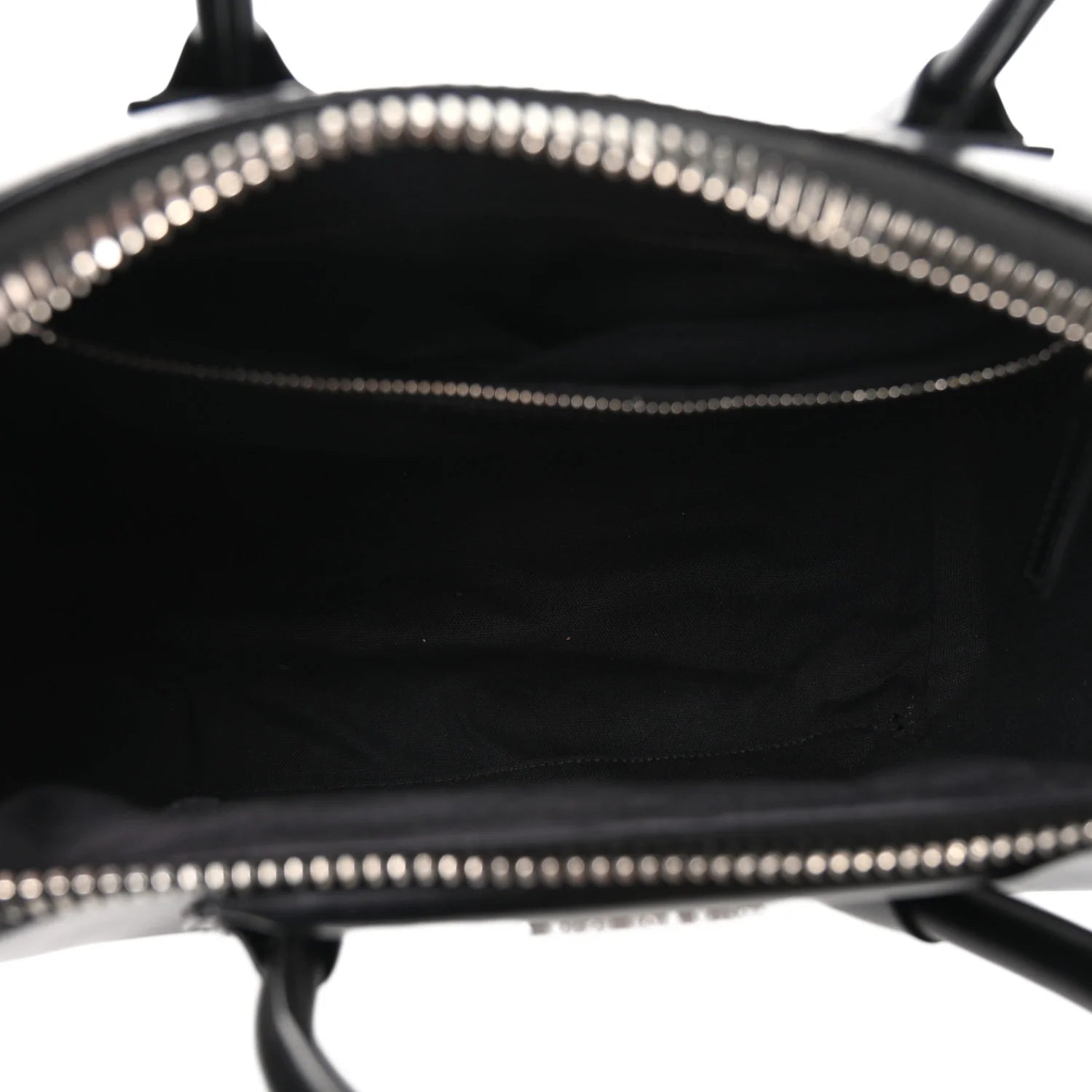 Shiny Lord Calfskin Large Antigona Black