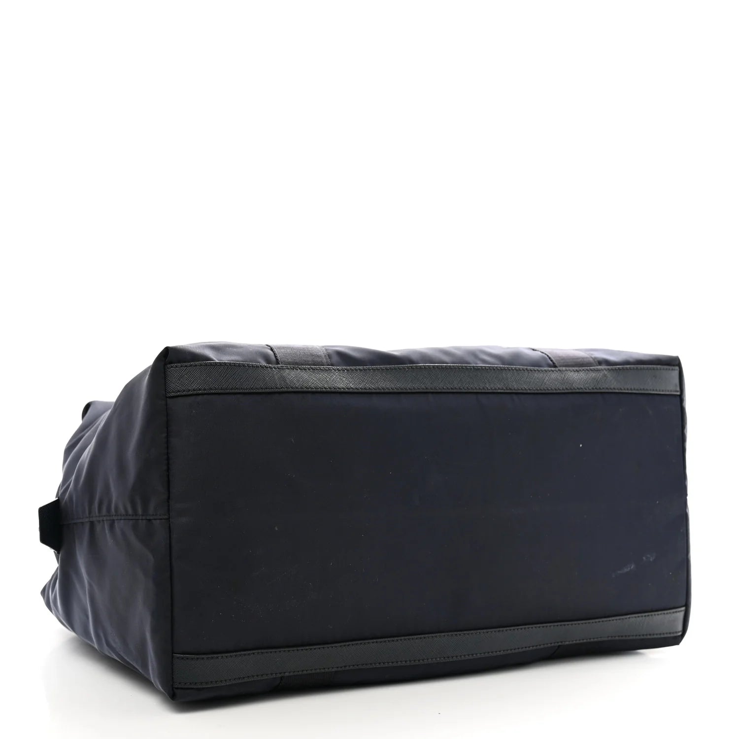 Re-Nylon Saffiano Duffle Bag Navy