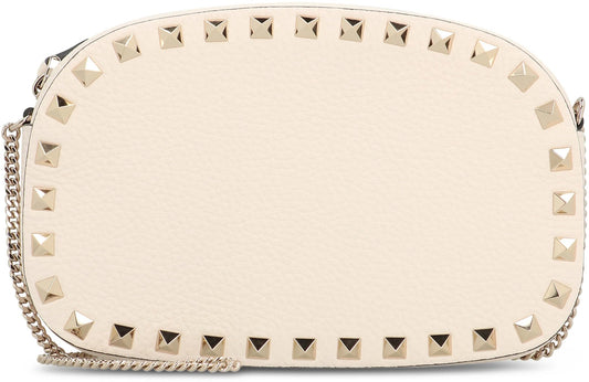 ROCKSTUD LEATHER CROSSBODY BAG