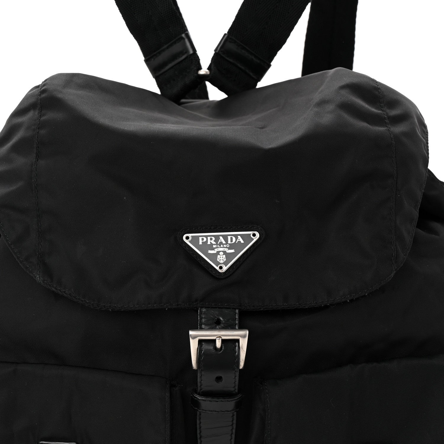 Nylon Vela Medium Backpack Black