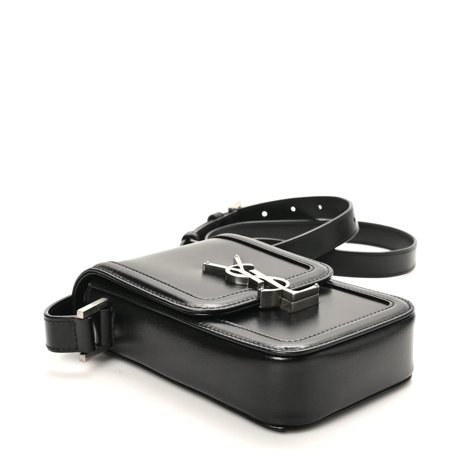 Smooth Calfskin Mini Solferino Satchel Black