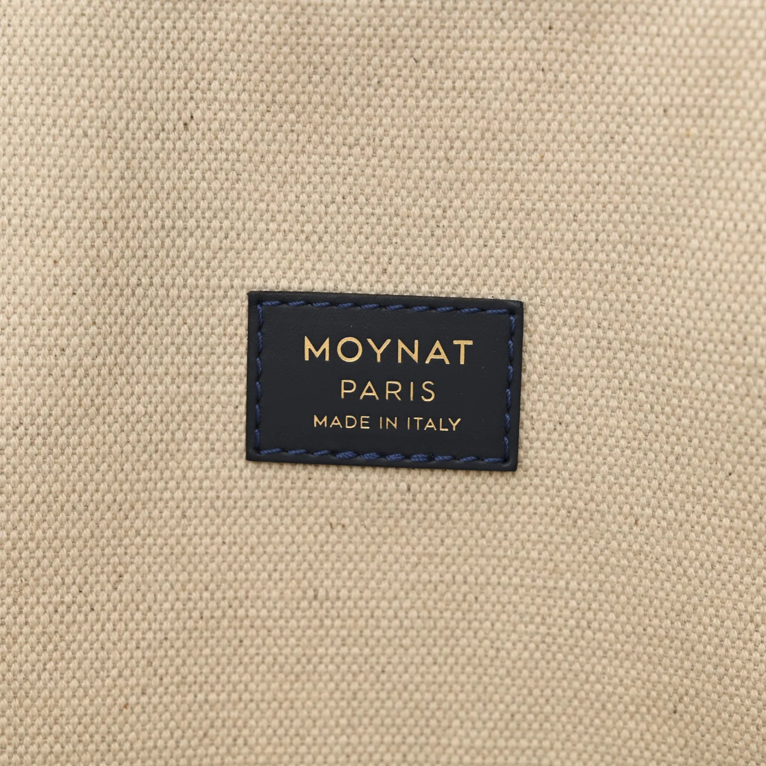 Grained Calfskin Canvas 1920 Oh! Tote Ruban MM Indigo Bronze