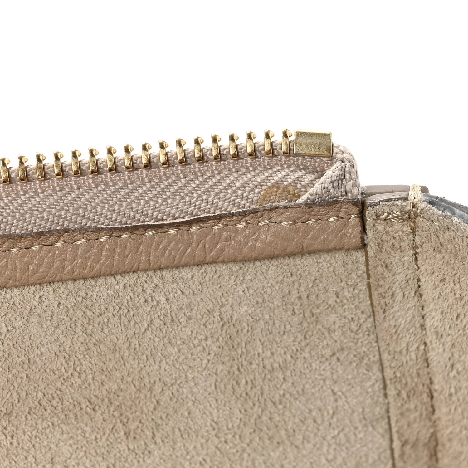 Grained Calfskin Micro Belt Bag Light Taupe