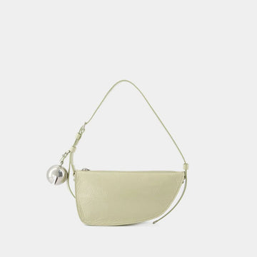 PASTEL GREEN LEATHER KNIGHT SMALL SHOULDER BAG