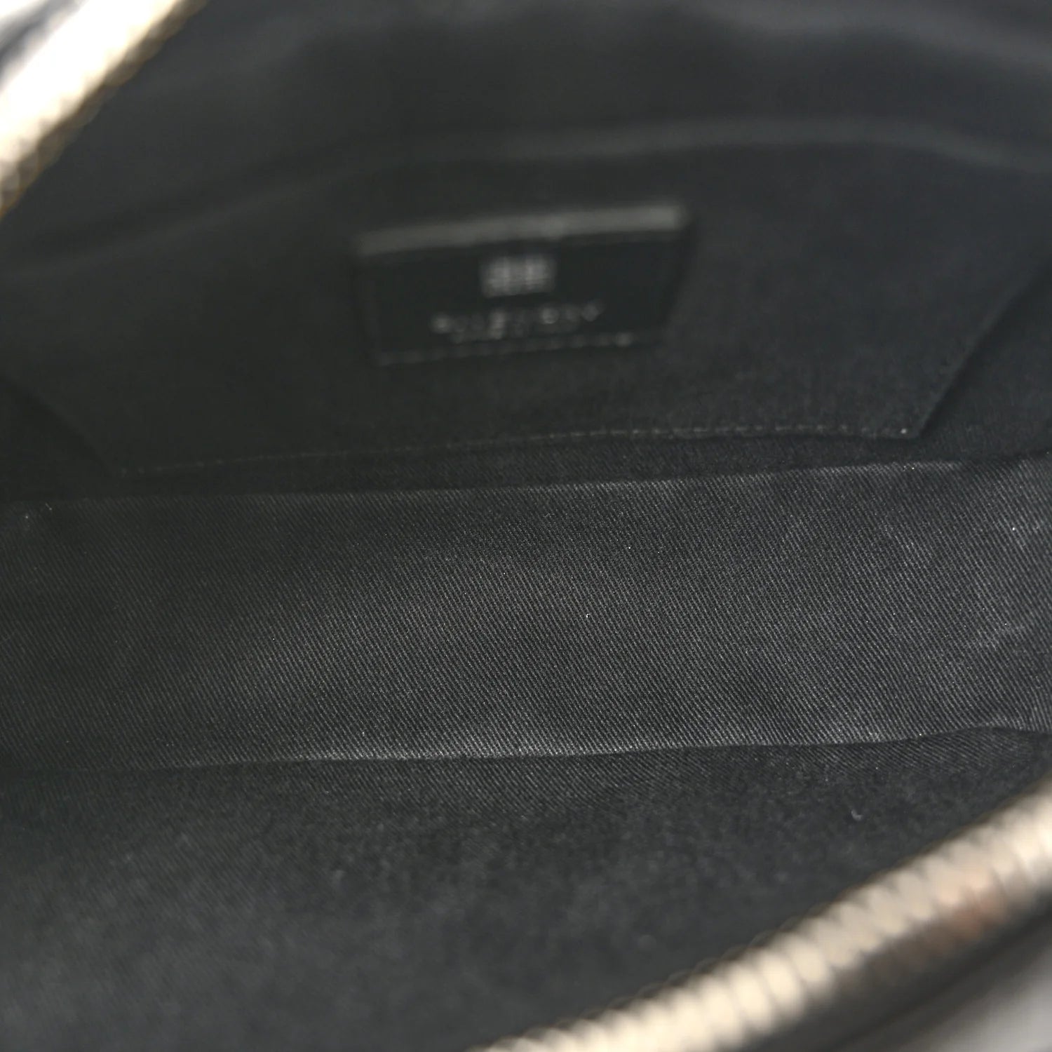 Coated Canvas Logo Embossed G Essentials Camera Bag Black