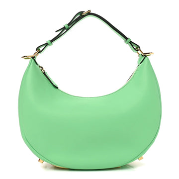 Vitello Grace Matte Small graphy Hobo Bag Edamame