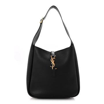 Smooth Calfskin Small Le 5 a 7 Soft Hobo Black