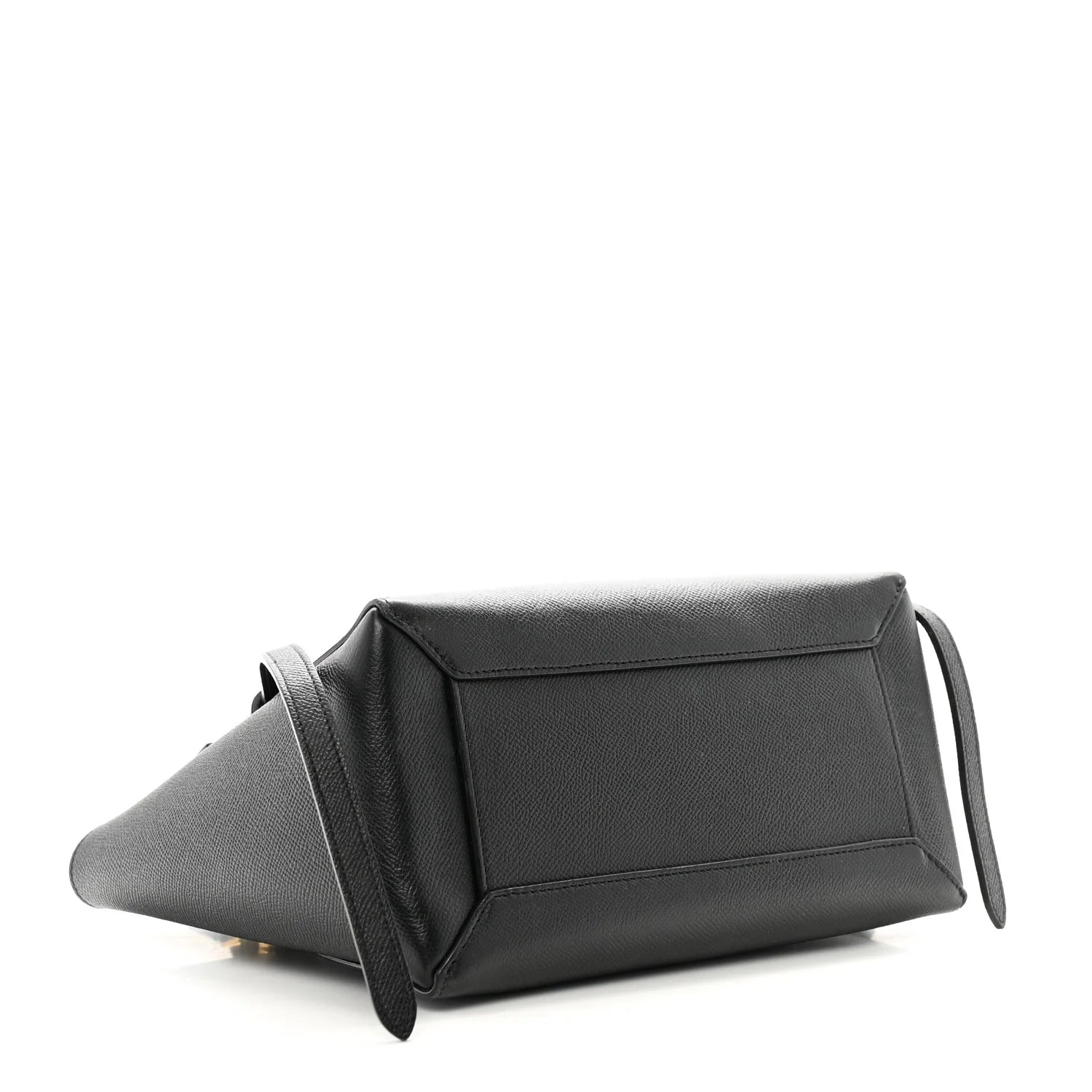 Grained Calfskin Micro Belt Bag Black