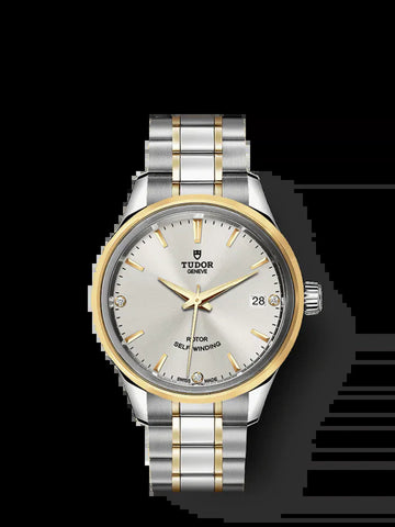 Style, Stainless Steel and Yellow Gold with Diamond-Set 34Mm, Ref# M12303-0005