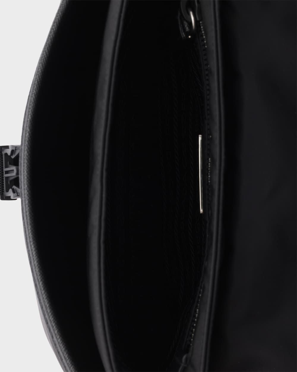 NYLON and SAFFIANO LEATHER SHOULDER BAG