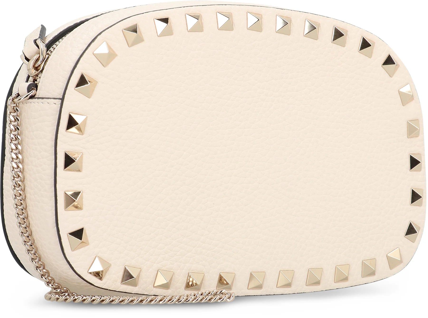 ROCKSTUD LEATHER CROSSBODY BAG