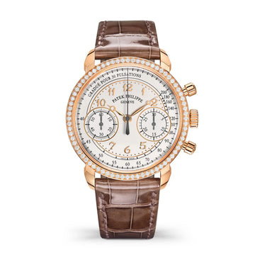 Complication, 18K Rose Gold, Ladies Chronograph 38Mm, 99 Diamonds: ~0.99 Ct., Ref# 7150/250R-001