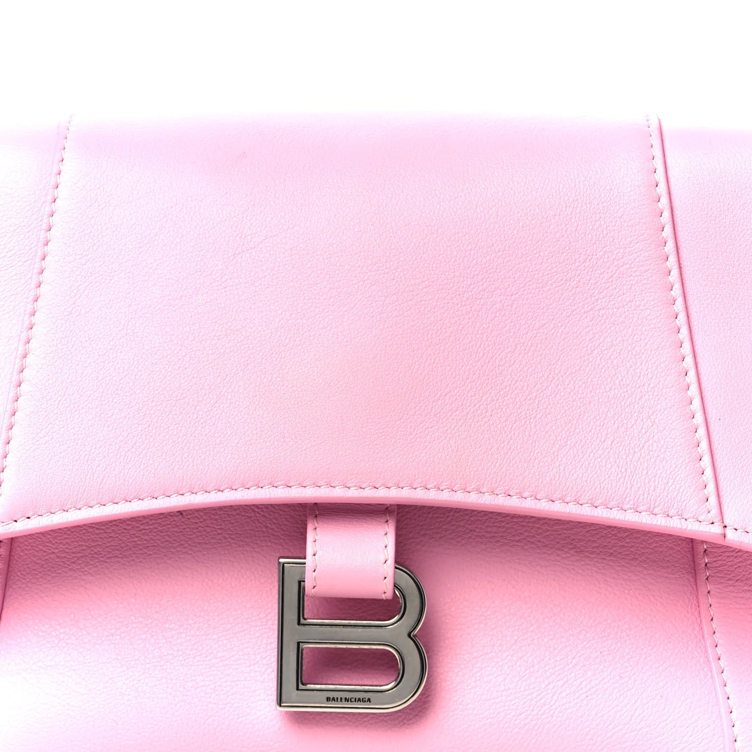 Semi Shiny Smooth Calfskin Small Downtown Shoulder Bag Candy Pink