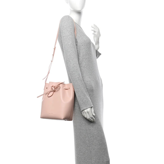 Saffiano Mini Bucket Bag Dahlia