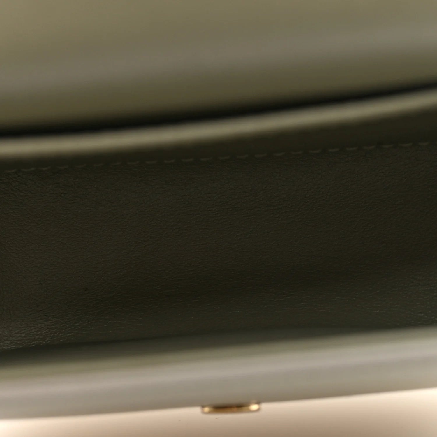 Shiny Calfskin Mini Triomphe Chalk