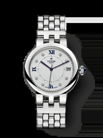 Ladies Clair De Rose, Stainless Steel with Diamond-Set, 34Mm, Ref# M35800-0004