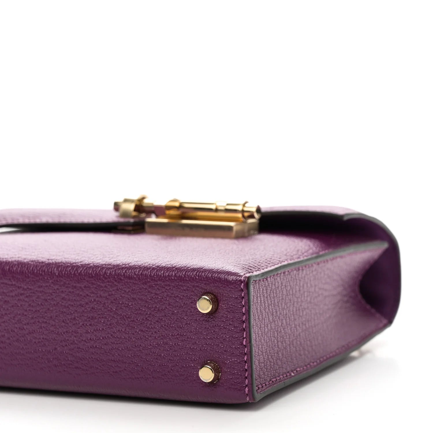 Chevre Mysore Mini Verrou Chaine Bag Anemone