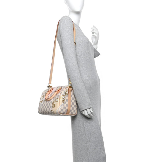 Damier Azur Nautical Speedy Bandouliere 25