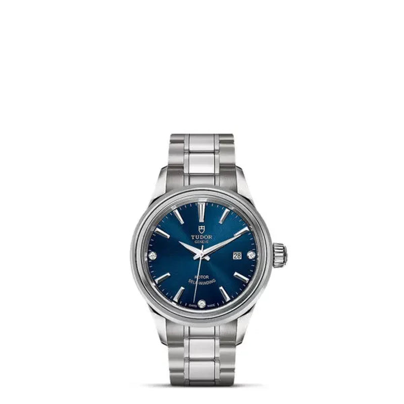 Style, Stainless Steel and Diamond-Set, 28Mm, Ref# M12100-0013