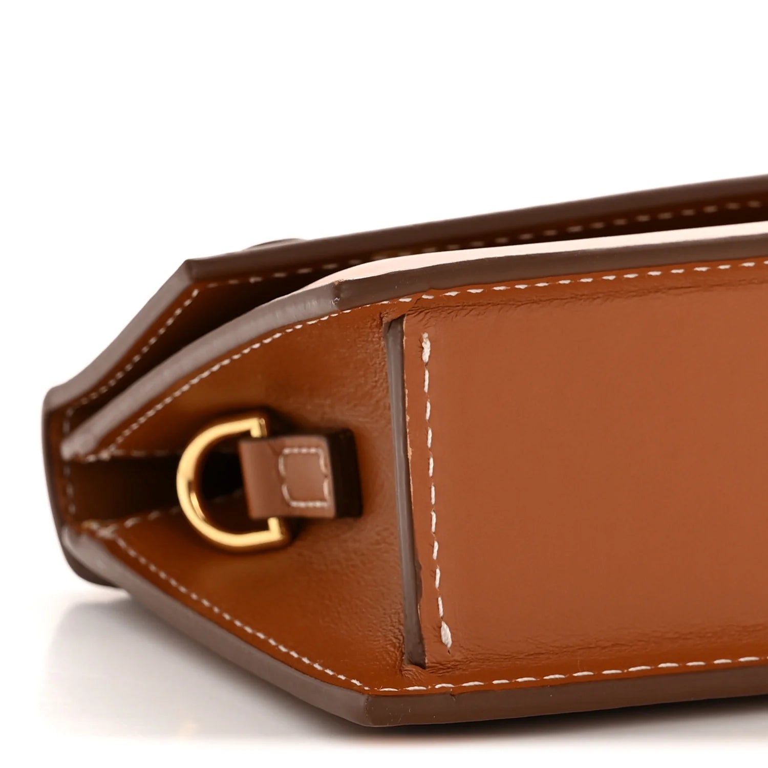 Smooth Calfskin Le Chiquito Long Light Brown