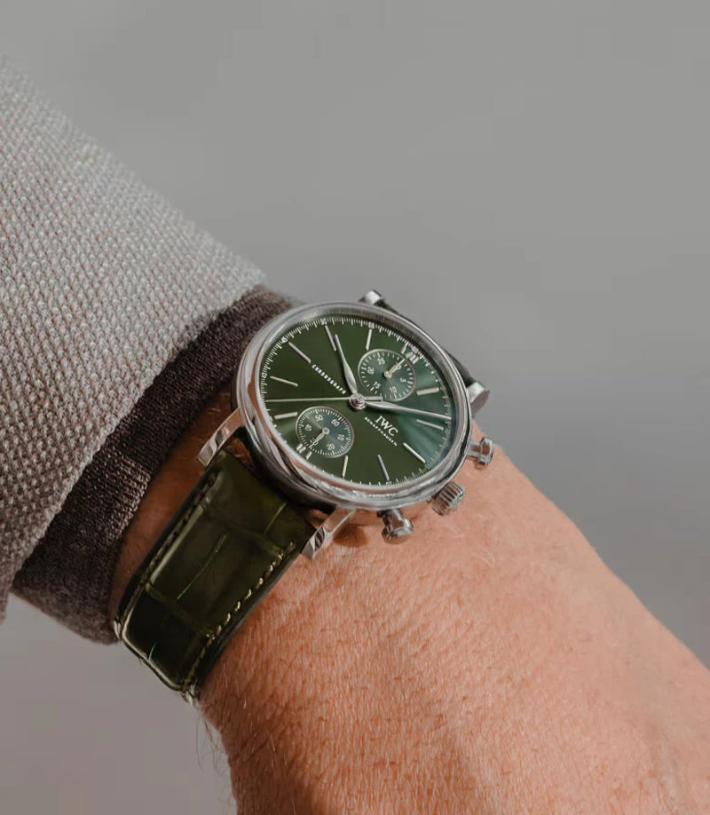 Unworn  Portofino Chronograph 39, Stainless Steel, 39Mm, Ref# IW391405, Box and Papers