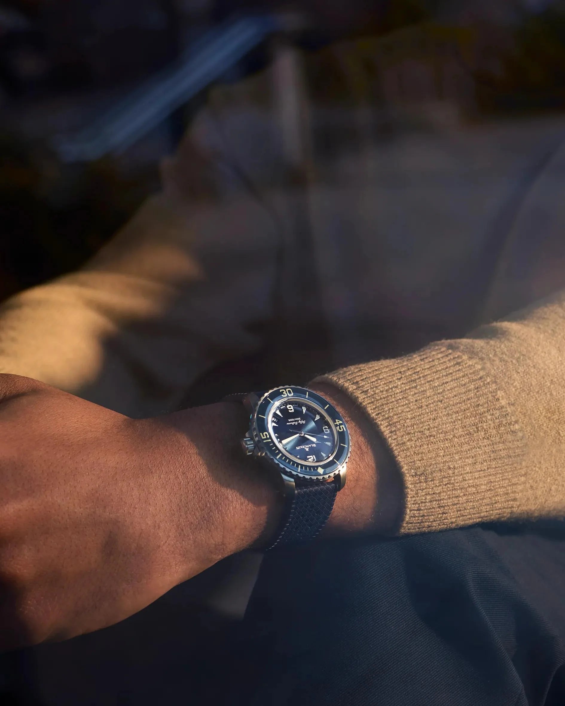 Unworn  Fifty Fathoms Automatique, Titanium, 42.3Mm, Ref# 5010-12B40-O64A, Box and Papers