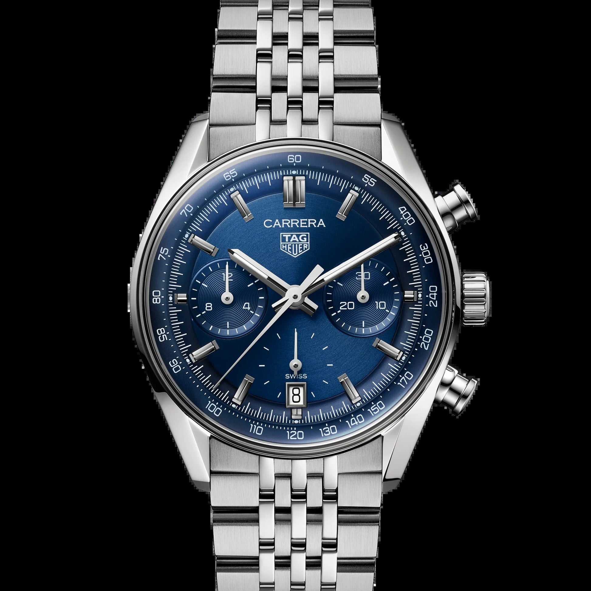 Unworn  Carrera Chronograph, Stainless Steel, 39Mm, Ref# CBS2212.BA0048, Box & Papers