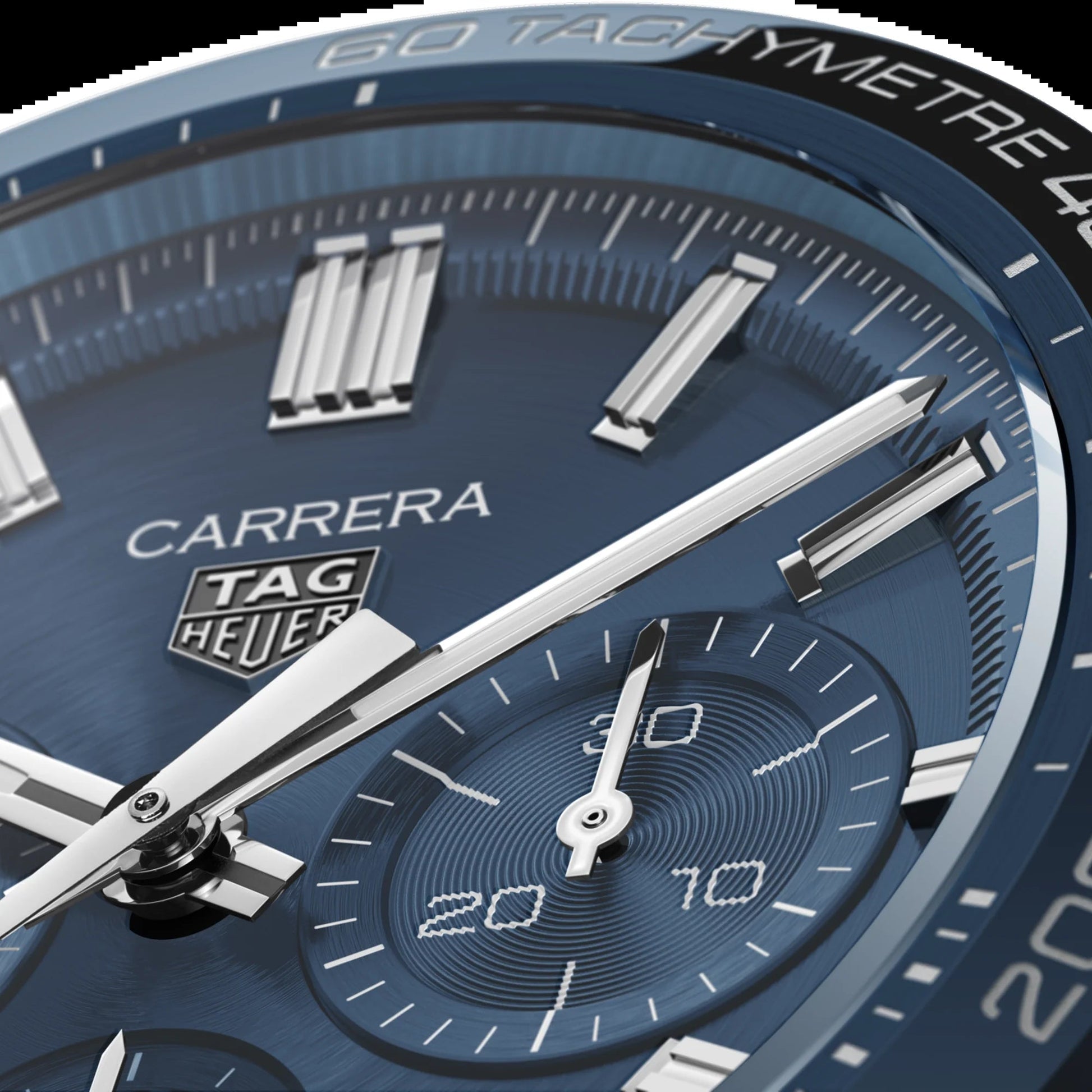 Unworn  Carrera Chronograph, Stainless Steel and Ceramic, 44Mm, Ref# CBN2A1A.BA0643, Box & Papers