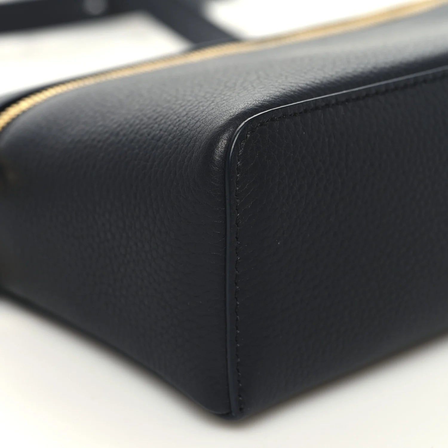 Grained Calfskin L19 Extra Pocket Pouch Navy Blue