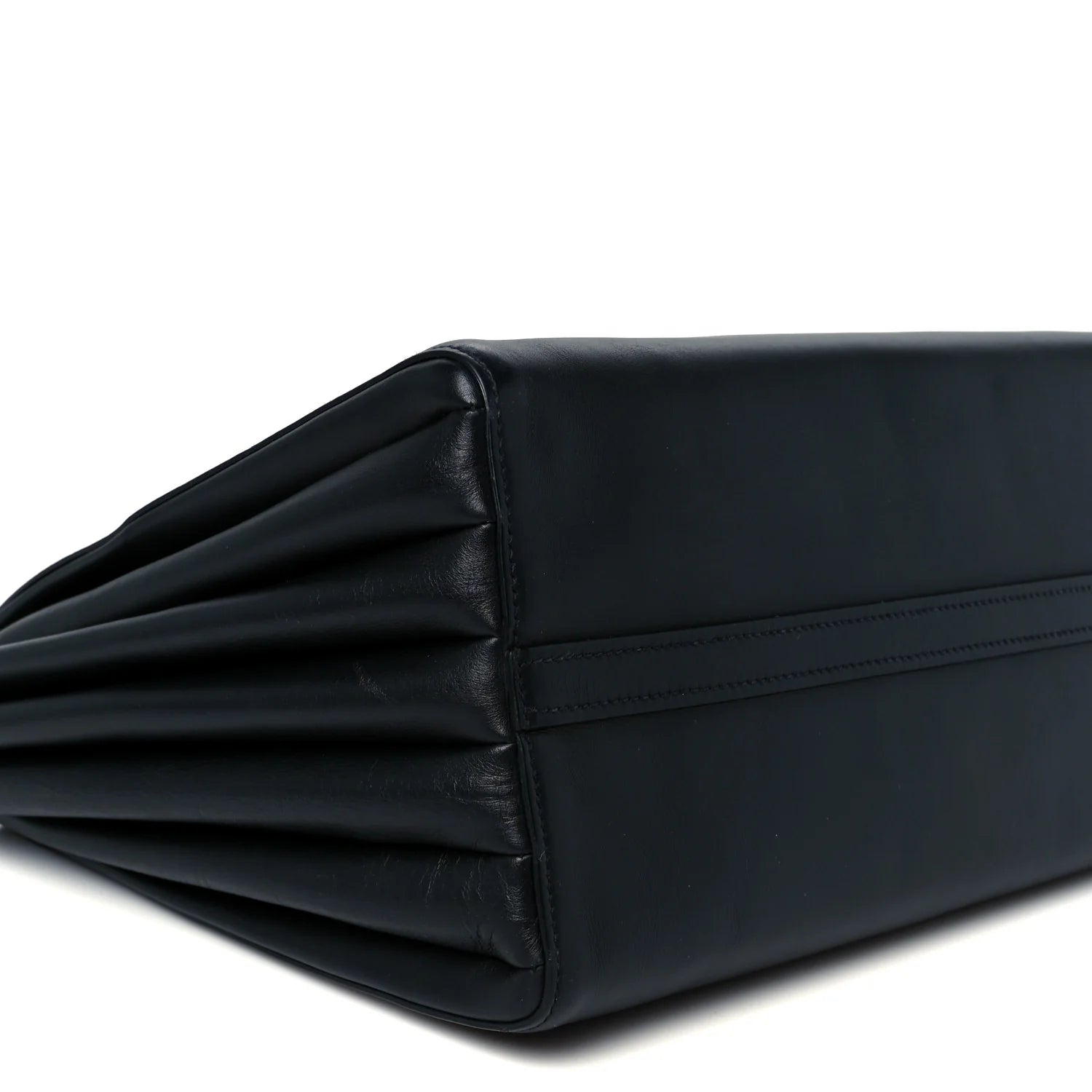 City Calfskin Medium Bibliothèque Tote Black