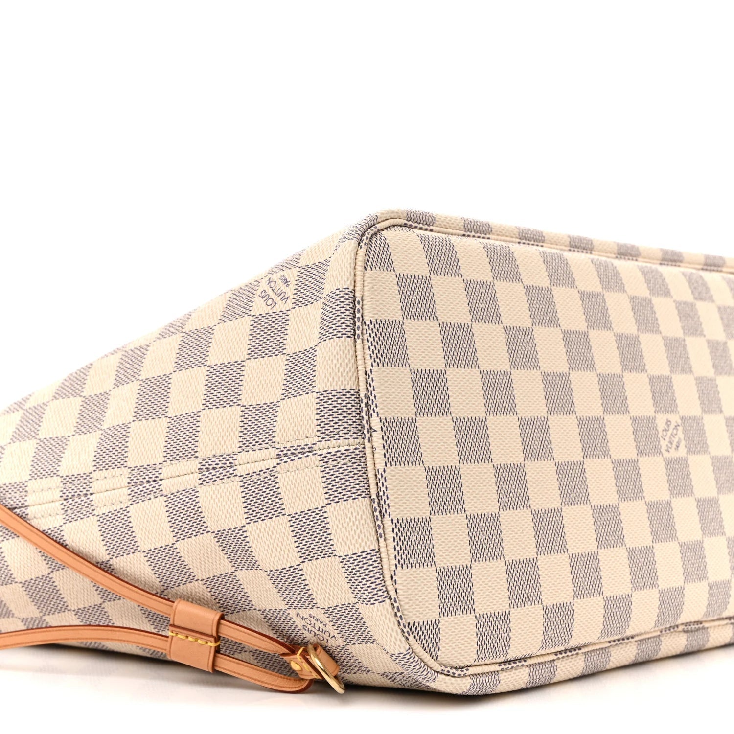 Damier Azur Neo Neverfull MM Rose Ballerine