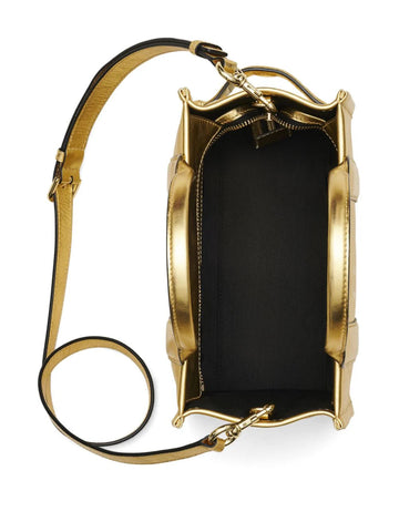 THA SMALL TOTE LAMINATED GOLD