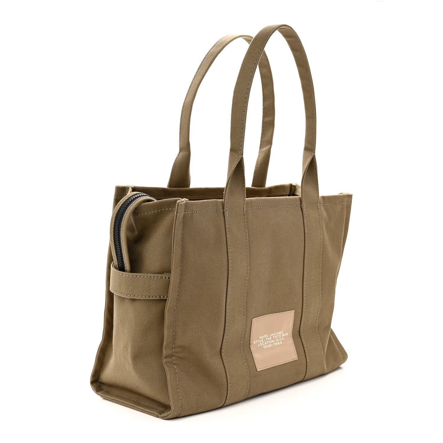 Cotton Canvas Large the Tote Bag Slate Green