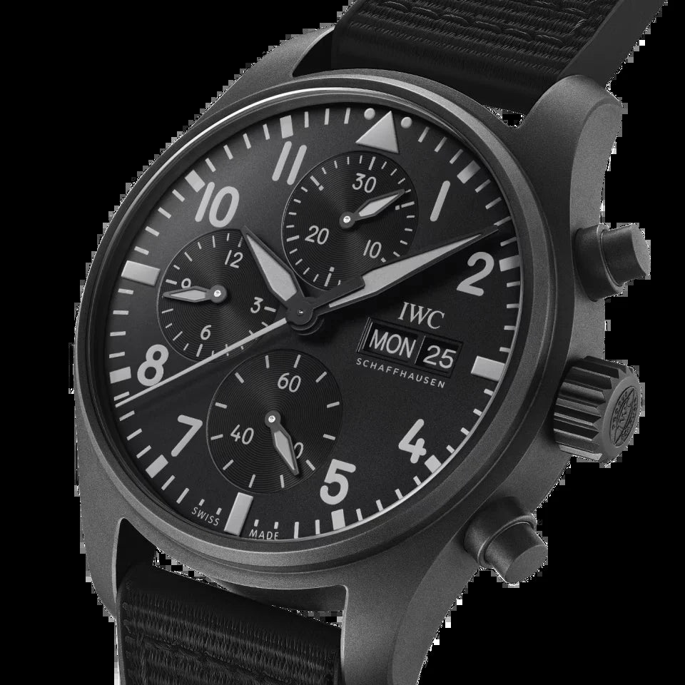 Unworn  Pilot'S Watch Chronograph 41 Top Gun Ceratanium®, 41Mm, Ref# IW388106, Box and Papers