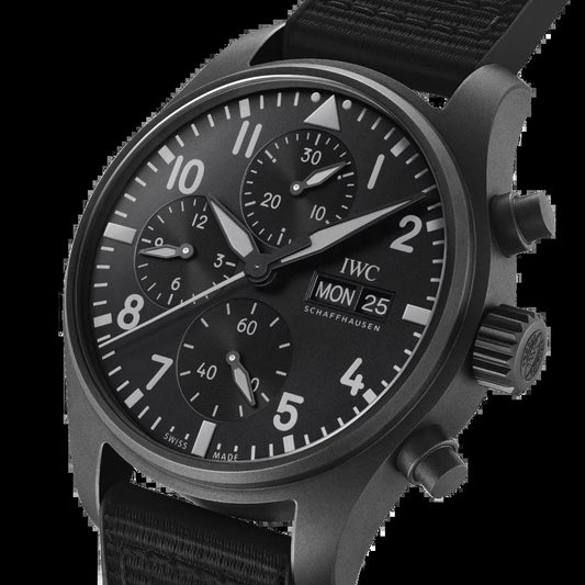 Unworn  Pilot'S Watch Chronograph 41 Top Gun Ceratanium®, 41Mm, Ref# IW388106, Box and Papers