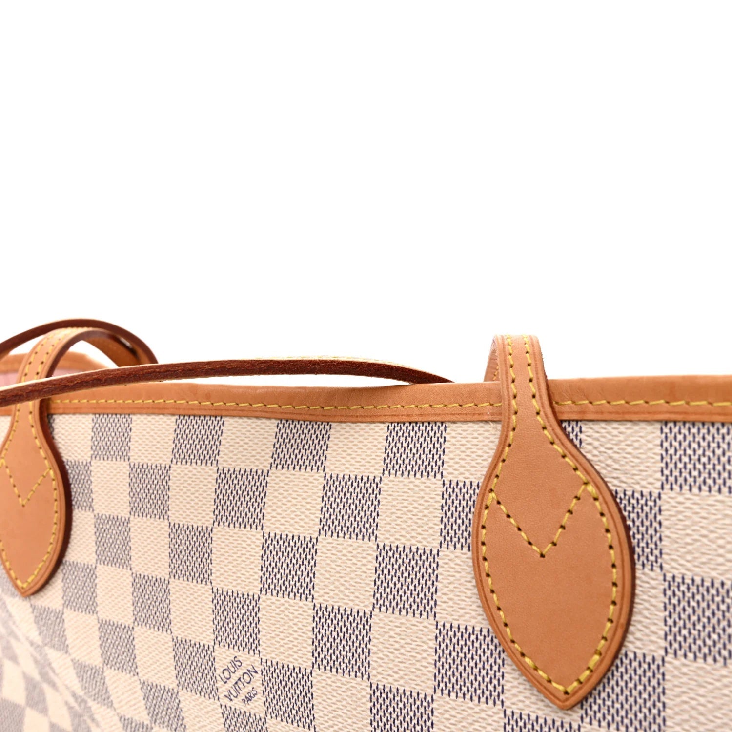 Damier Azur Neo Neverfull MM Rose Ballerine