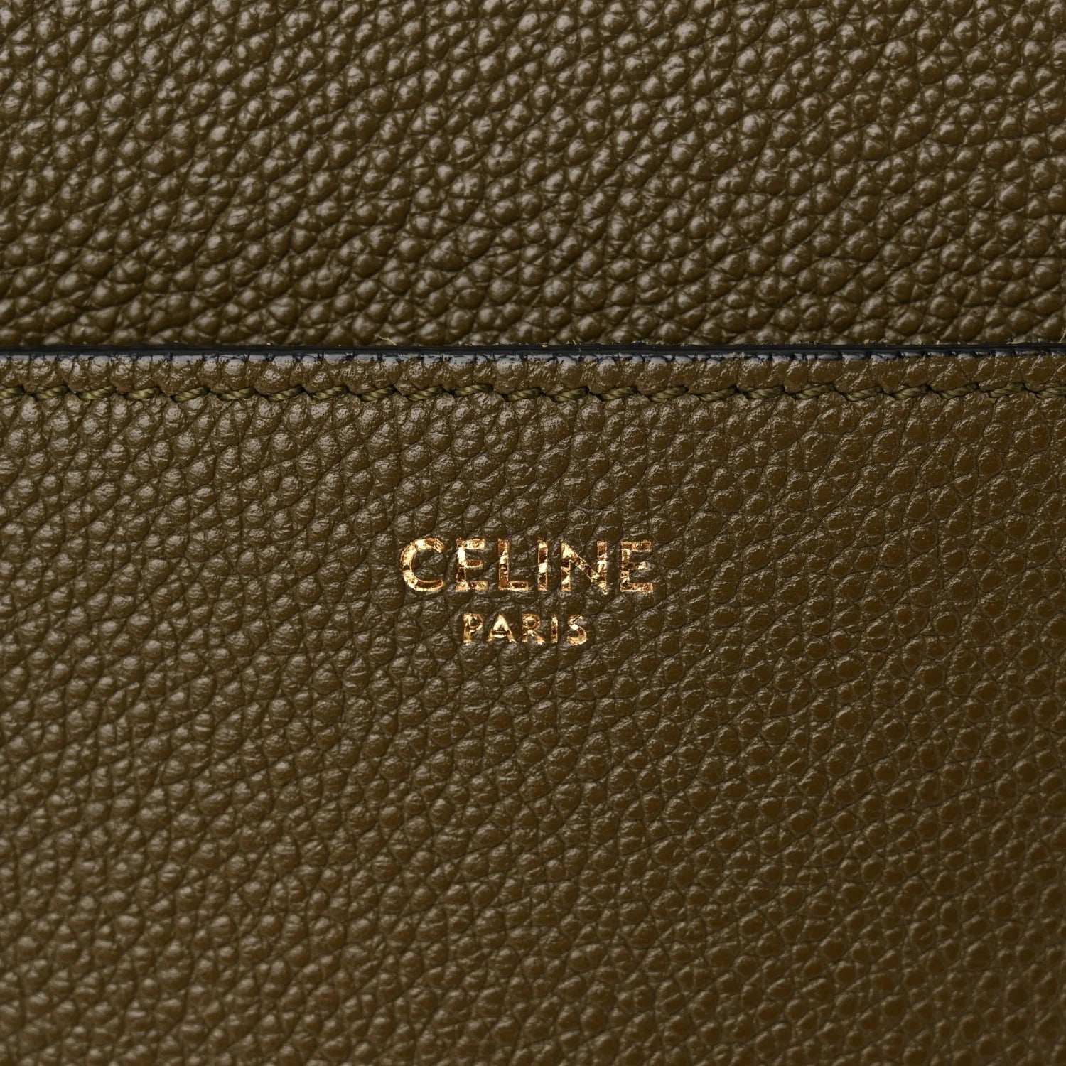 Soft Grained Calfskin Sangle Bucket Bag Light Khaki