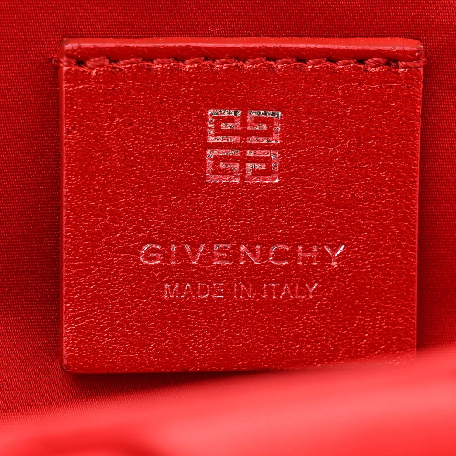 Satin Mini Kenny Shoulder Bag Red