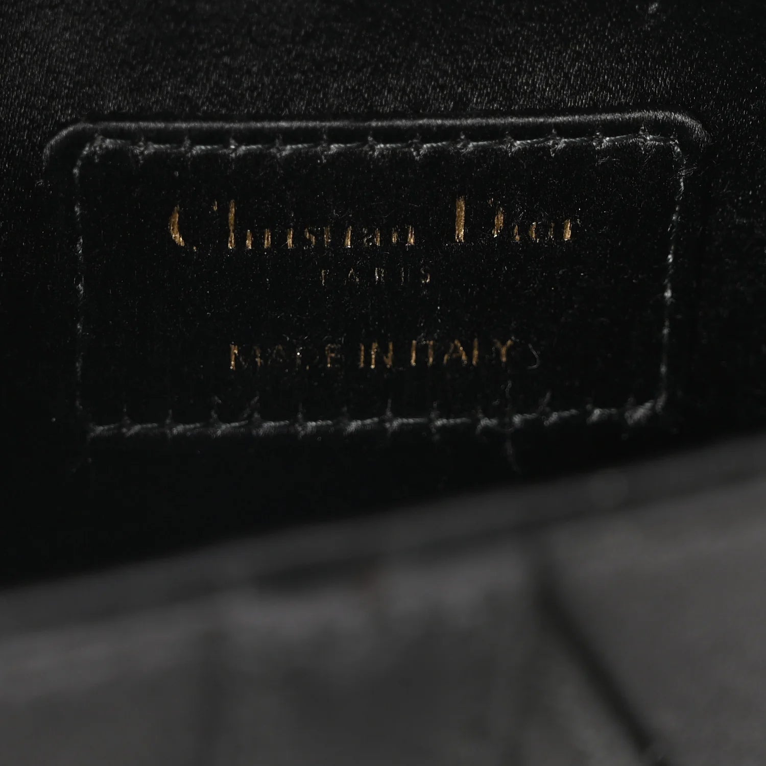 Satin Crystal Mini Saddle Bag Black