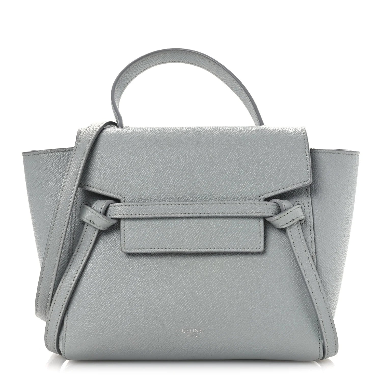 Grained Calfskin Nano Belt Bag Mineral