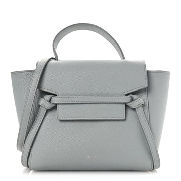 Grained Calfskin Nano Belt Bag Mineral