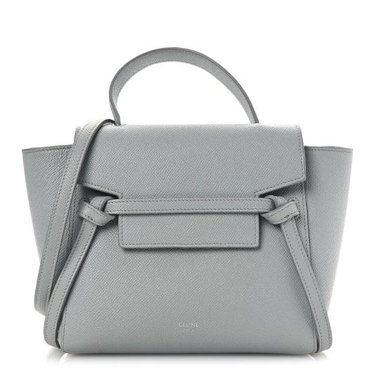 Grained Calfskin Nano Belt Bag Mineral