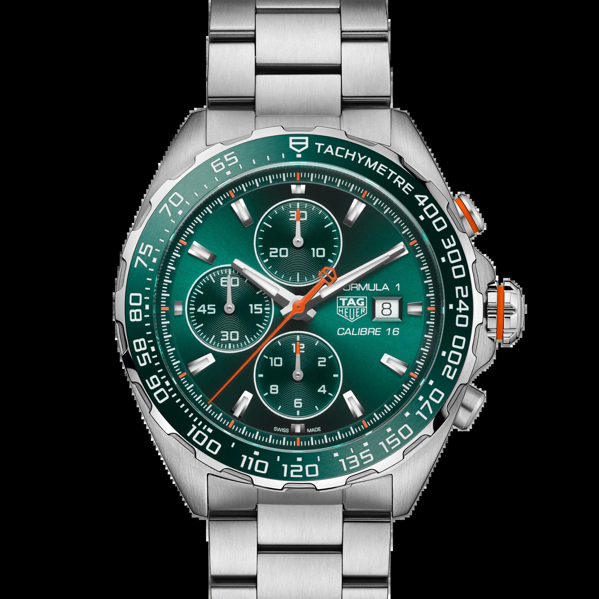 Unworn  Formula 1 Chronograph, Stainless Steel and Ceramic, 44Mm, Ref# CAZ201H.BA0876, Box & Papers