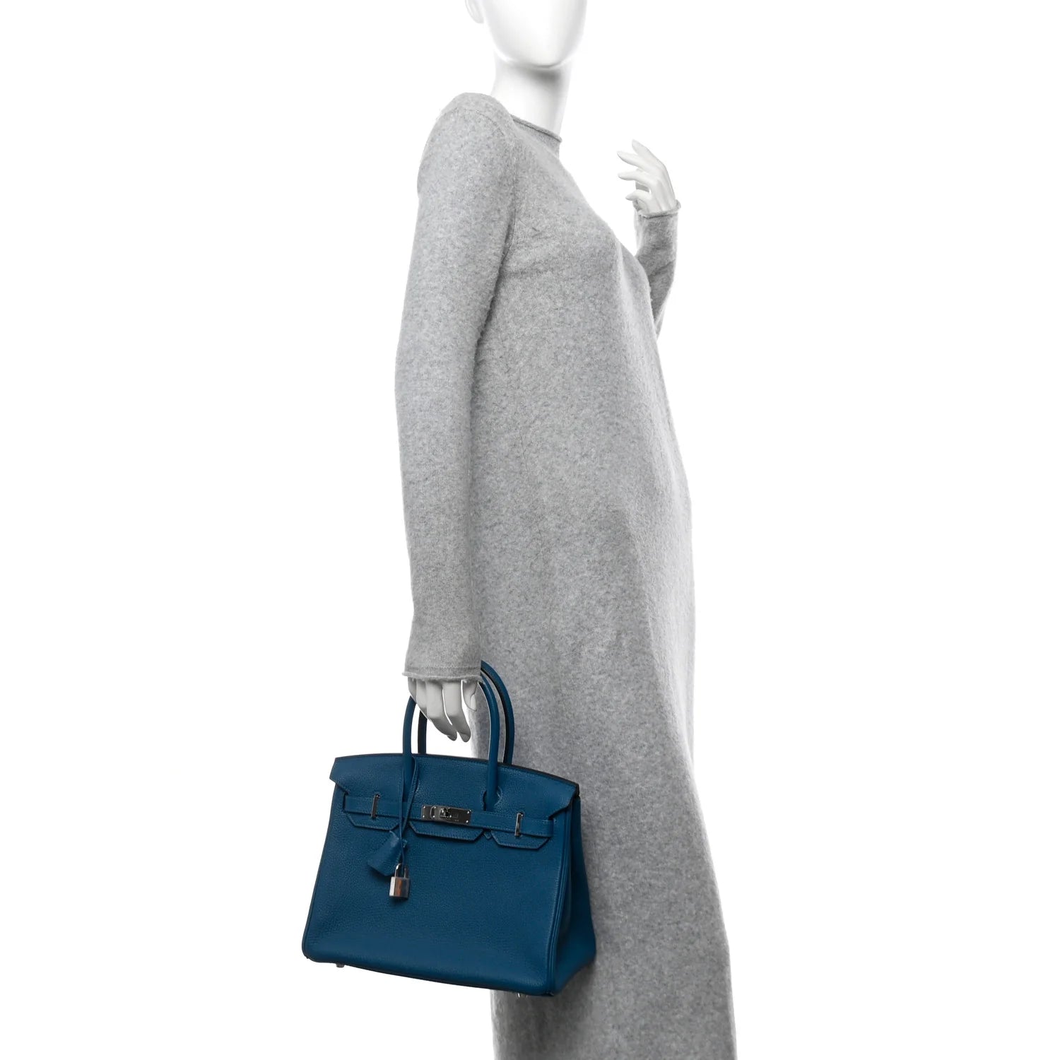 Togo Birkin 30 Bleu De Galice