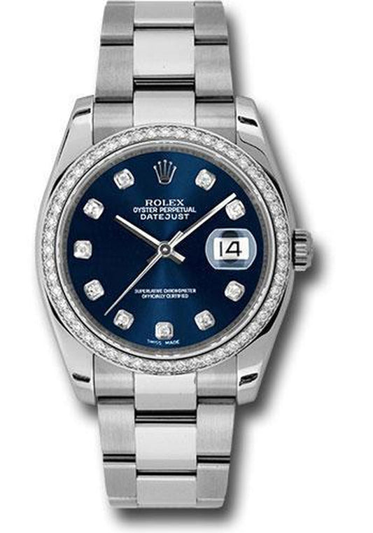 Rolex Datejust 36Mm Watch 116244 Bldo