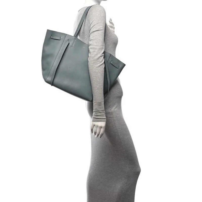 Soft Grained Calfskin Small Belt Cabas Phantom Storm