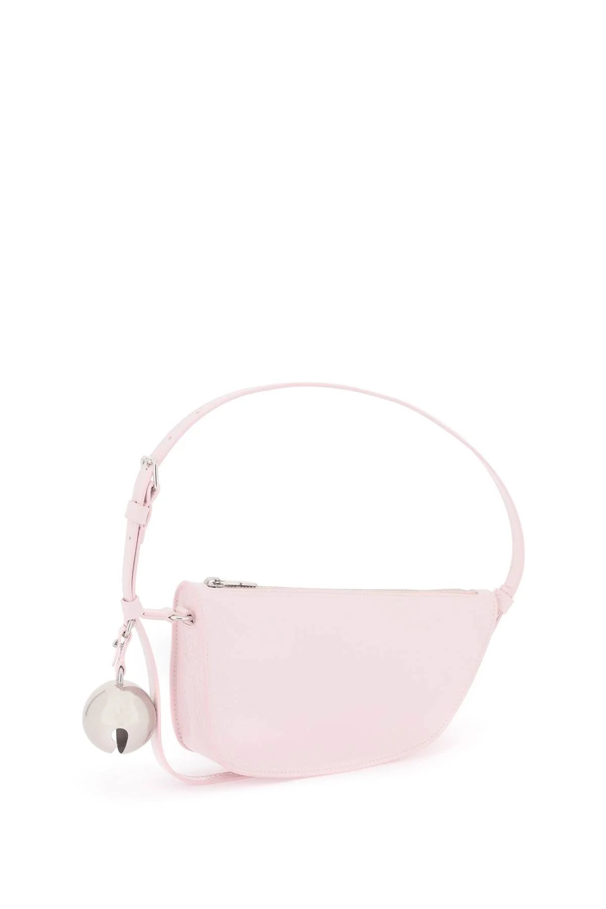 PINK LEATHER KNIGHT SMALL SHOULDER BAG